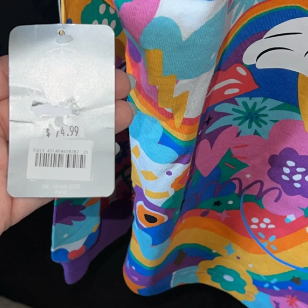 Disney Pride Colorful Mickey Mouse Spirit Long Sleeve Shirt